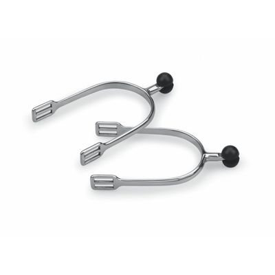 Shires Plastic Roller Ball Spurs - Stainless Steel