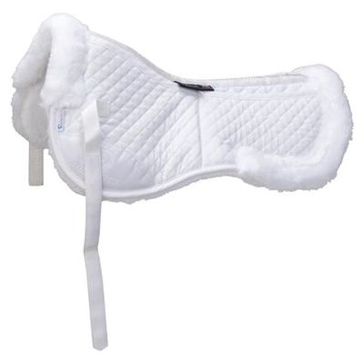Shires ARMA Corrective Lined Half Pad - White
