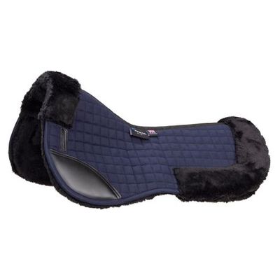 Shires ARMA Deluxe Cotton Half Pad - Navy/Navy