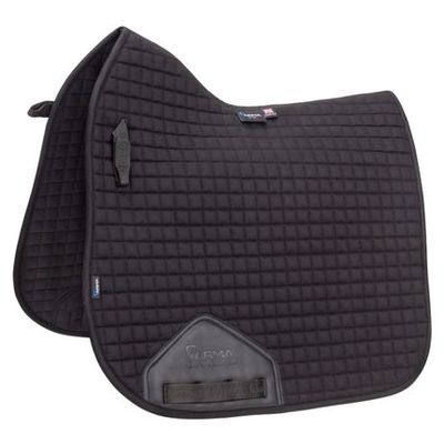 Shires ARMA Deluxe Cotton Dressage Saddle Pad - Black
