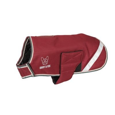 Digby & Fox Waterproof Dog Coat - Burgundy