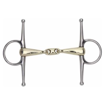 Shires Full Cheek w/Lozenge - Brass Alloy