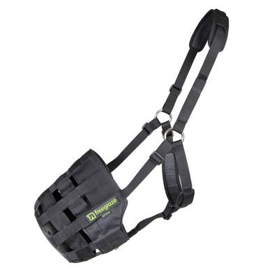 Shires Freegraze Comfort Grazing Muzzle - Black