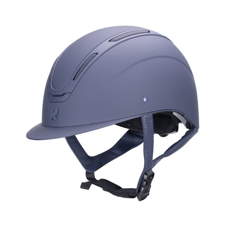 Shires Karben Amity SMRT Riding Helmet in navy