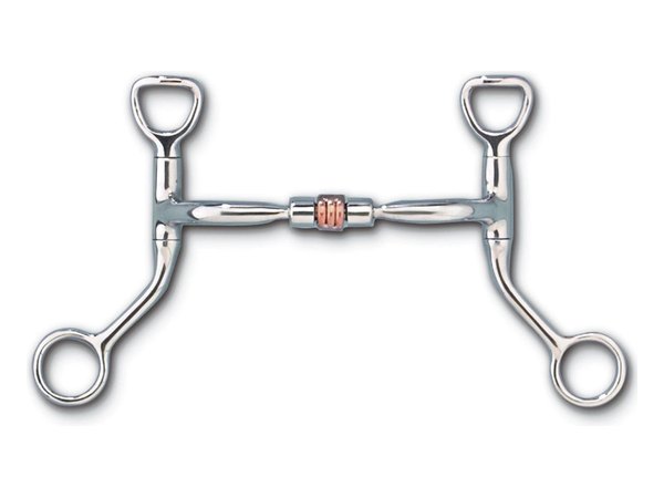 Myler 5" HBT Shank Comfort Snaffle w/Copper Roller MB 03