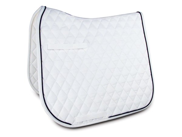 Toklat Classics III Long Dressage Pad - White/Black/White