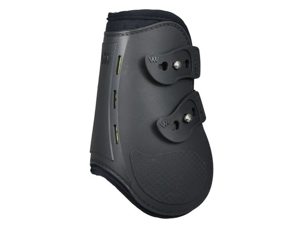 Woof Wear Vision Fetlock Boot - Black/Brushed Steel
