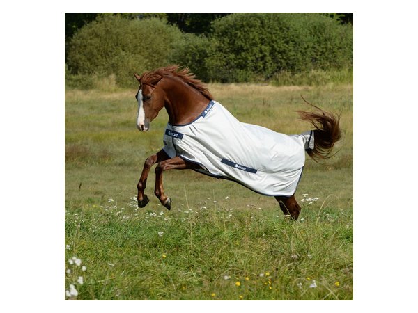 Bucas Sun Shower Sheet - Silver/Navy