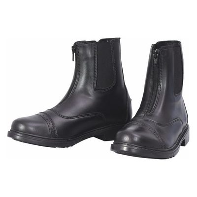 TuffRider Women's Starter Front Zip Paddock Boots - Black