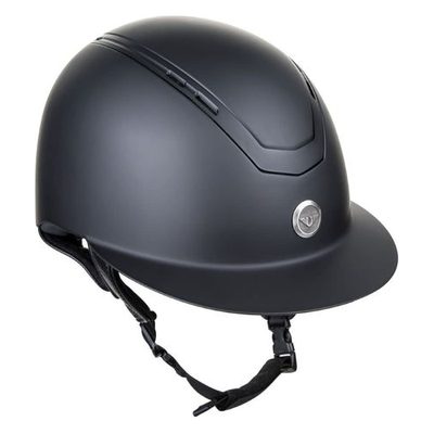 TuffRider Guardian Matte Wide Brim Helmet - Black