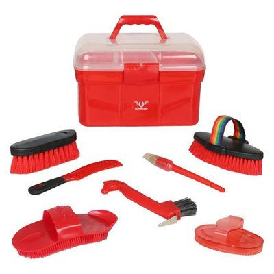 TuffRider Grooming Box - Red