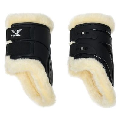 TuffRider Airflow Iron Man Sherpa Fleece Tendon Boots - Black