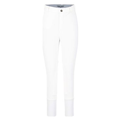 TuffRider Kids' Ribb Knee Patch Breeches - White