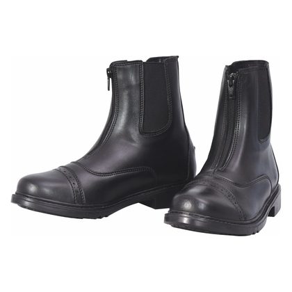 TuffRider Women's Starter Front Zip Paddock Boots - Black