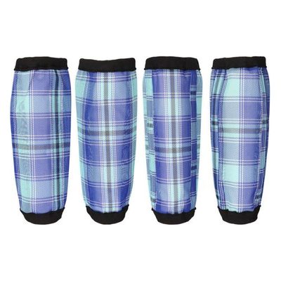 TuffRider StableShield Textilene Fly Boots Set of Four - Blue