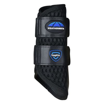 Weatherbeeta Tough-Tec Mesh Brushing Boots - Black/Black