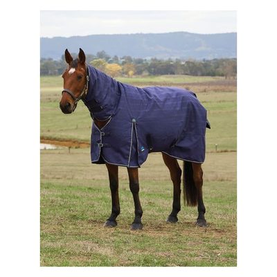 Weatherbeeta Comfitec Prelim Turnout Combo 0g - Navy Embossed Plaid