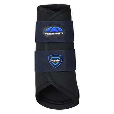 Weatherbeeta Tough-Tec Prime Brushing Boots - Black/Navy
