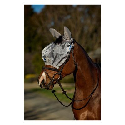 Weatherbeeta Comfitec Hexi Shield Ride On Fly Mask - Silver
