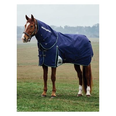 Weatherbeeta Comfitec Plus Dynamic Turnout Detach-A-Neck 360g - Navy/Forest Green