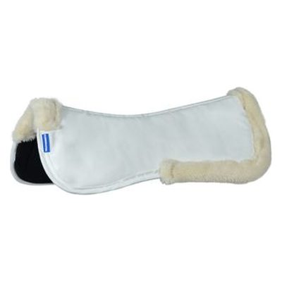 Weatherbeeta Memory Foam Comfort Fleece Edged Half Pad - White