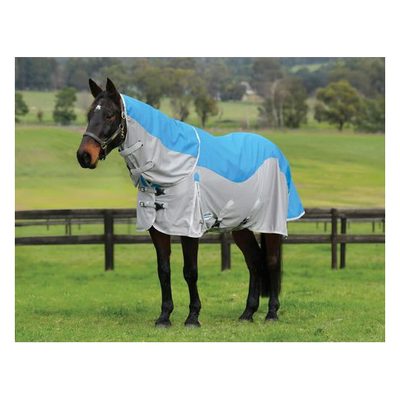 Weatherbeeta Comfitec Dual Shield Detach-a-Neck - Blue/Grey