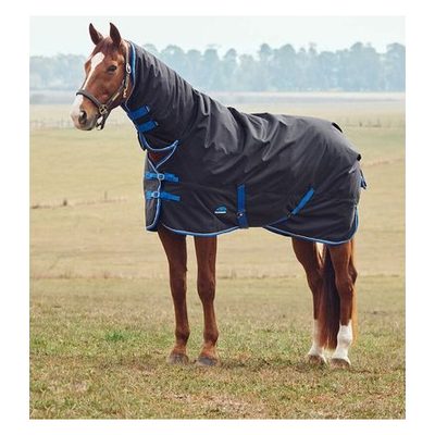 Weatherbeeta Comfitec Tyro Turnout Combo Neck 220g - Black/Cobalt
