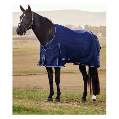 Weatherbeeta Comfitec Prelim Turnout 0g - Navy Embossed Plaid