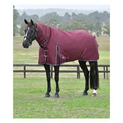 Weatherbeeta Comfitec Essential Turnout Combo 360g - Burgundy/Navy