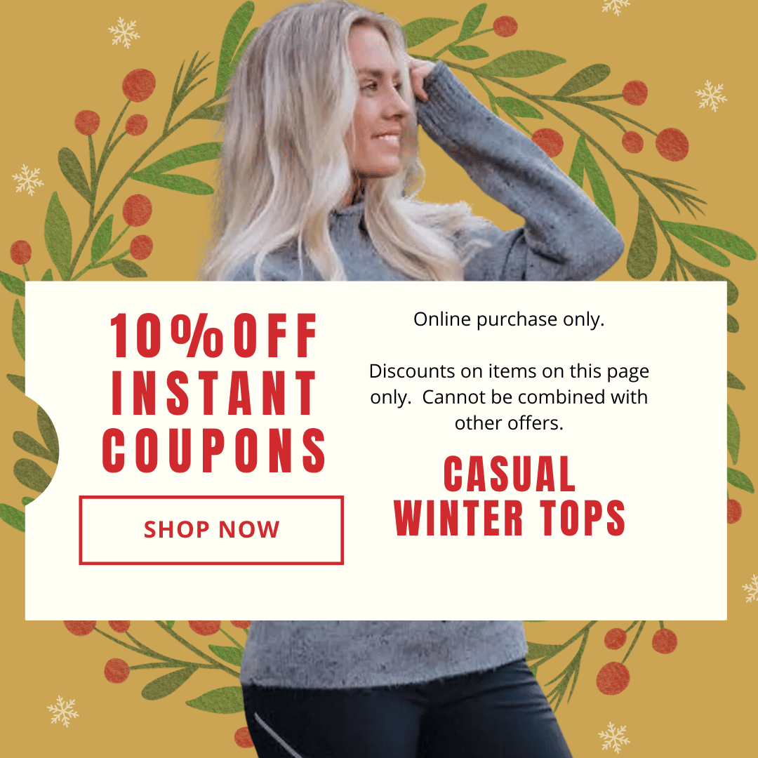 Casual Winter Tops with Coupons