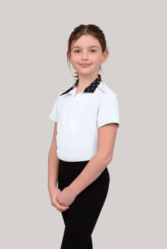 Chestnut Bay Kids' SkyCool Liberty Sport Short Sleeve Show Shirt - White 160