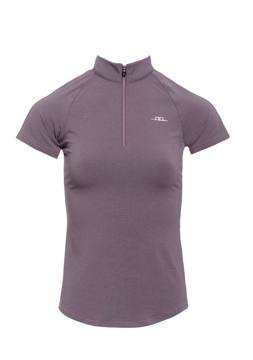 Horseware Women's CleanCool Half Zip Short Sleeve Top - Antique Plum