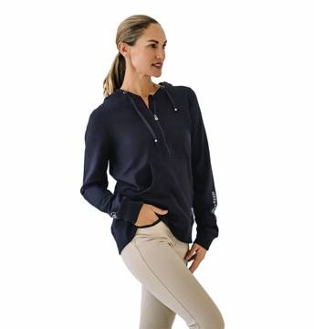 Ovation Women's French Terry Graphic Hoodie - Black