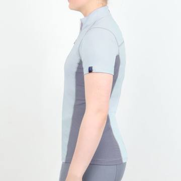 Irideon Kids' IceTech Short Sleeve Jersey - Blue Snow/BlueBerry