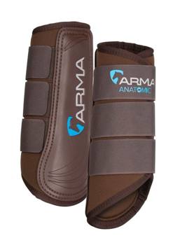 BARGAIN BARN: Shires ARMA Neoprene Brushing Boots - Horse - Brown