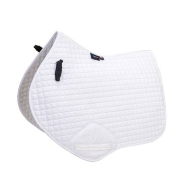 OPENBOX: Shires ARMA Deluxe Cotton Jump Saddle Pad - 15-16.5 - White