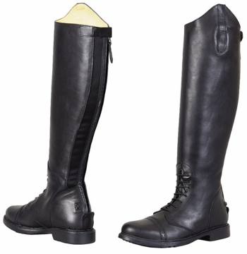 BARGAIN BARN: TuffRider Kids' Baroque Field Boots - 5 Slim Regular - Black
