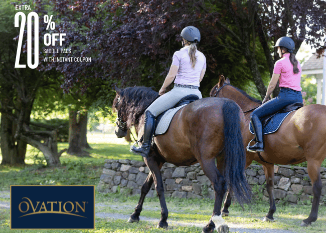 20% Off Ovation Saddle Pads