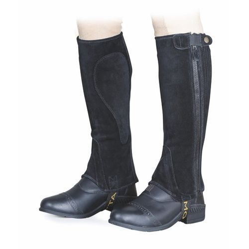 Shires Moretta Suede Half Chaps - Black