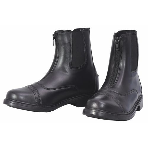 TuffRider Women's Starter Front Zip Paddock Boots - Black