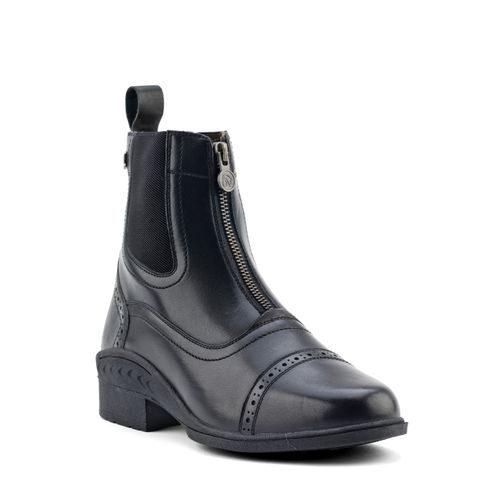 Ovation Women's Tuscany Zip Front Paddock Boot - Black