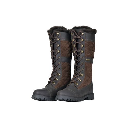 Dublin Women's Yukon Quilt Boots - Chocolate Brown