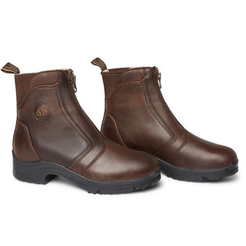 Mountain Horse Women's Snowy River Winter Zip Paddock Boot - Brown