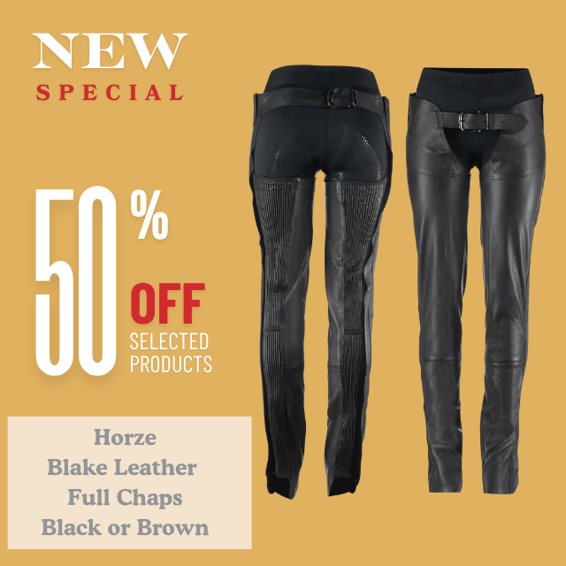 Horze Blake Leather Full Chaps
