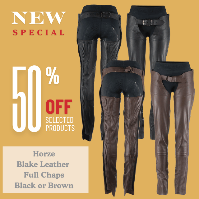 Horze Blake Leather Full Chaps