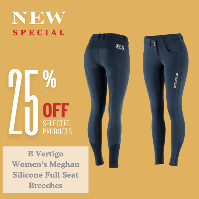 B Vertigo Women's Meghan Silicone Full Seat Breeches