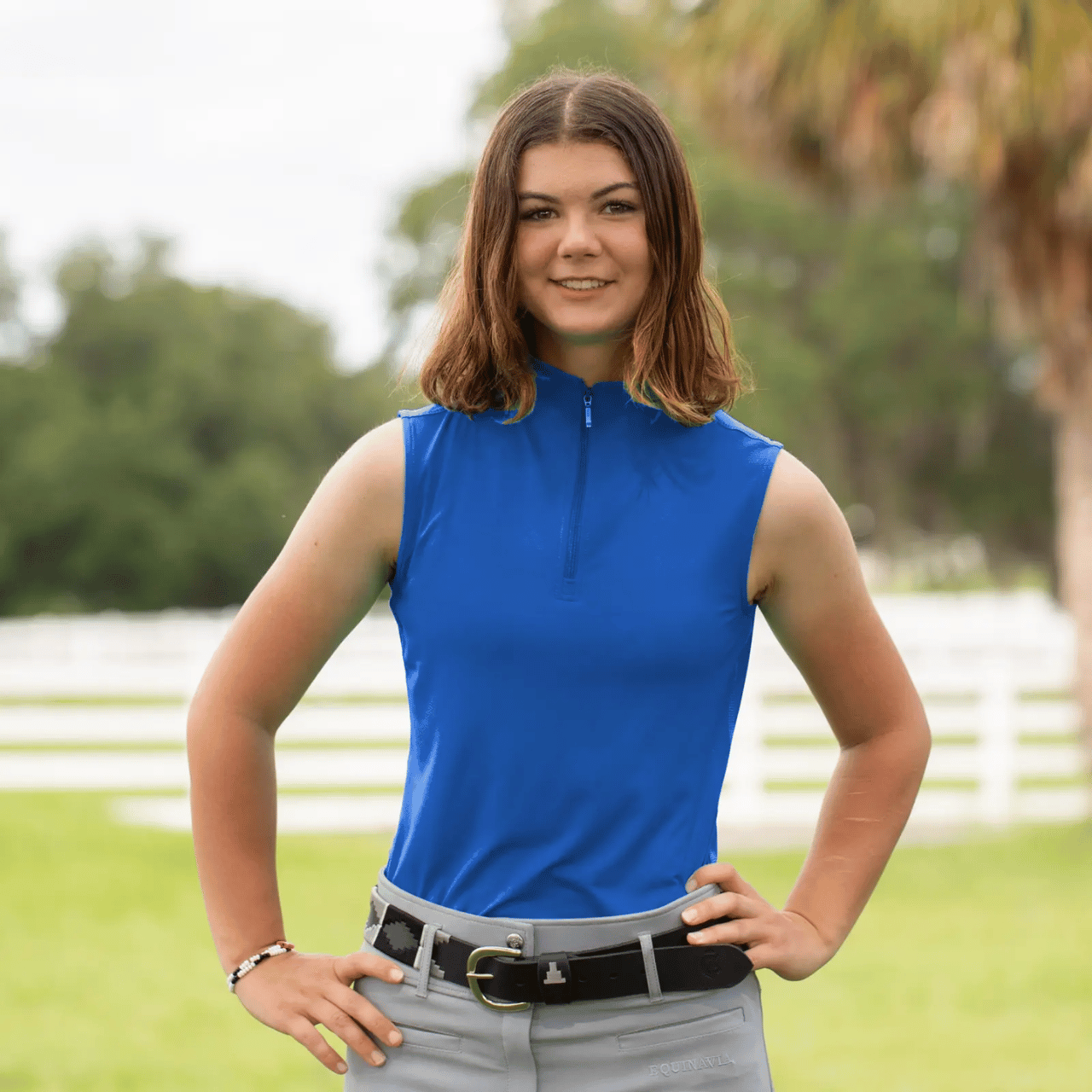 Equinavia Kari NordicAir Sleeveless Sun Shirt - Dazzling Blue