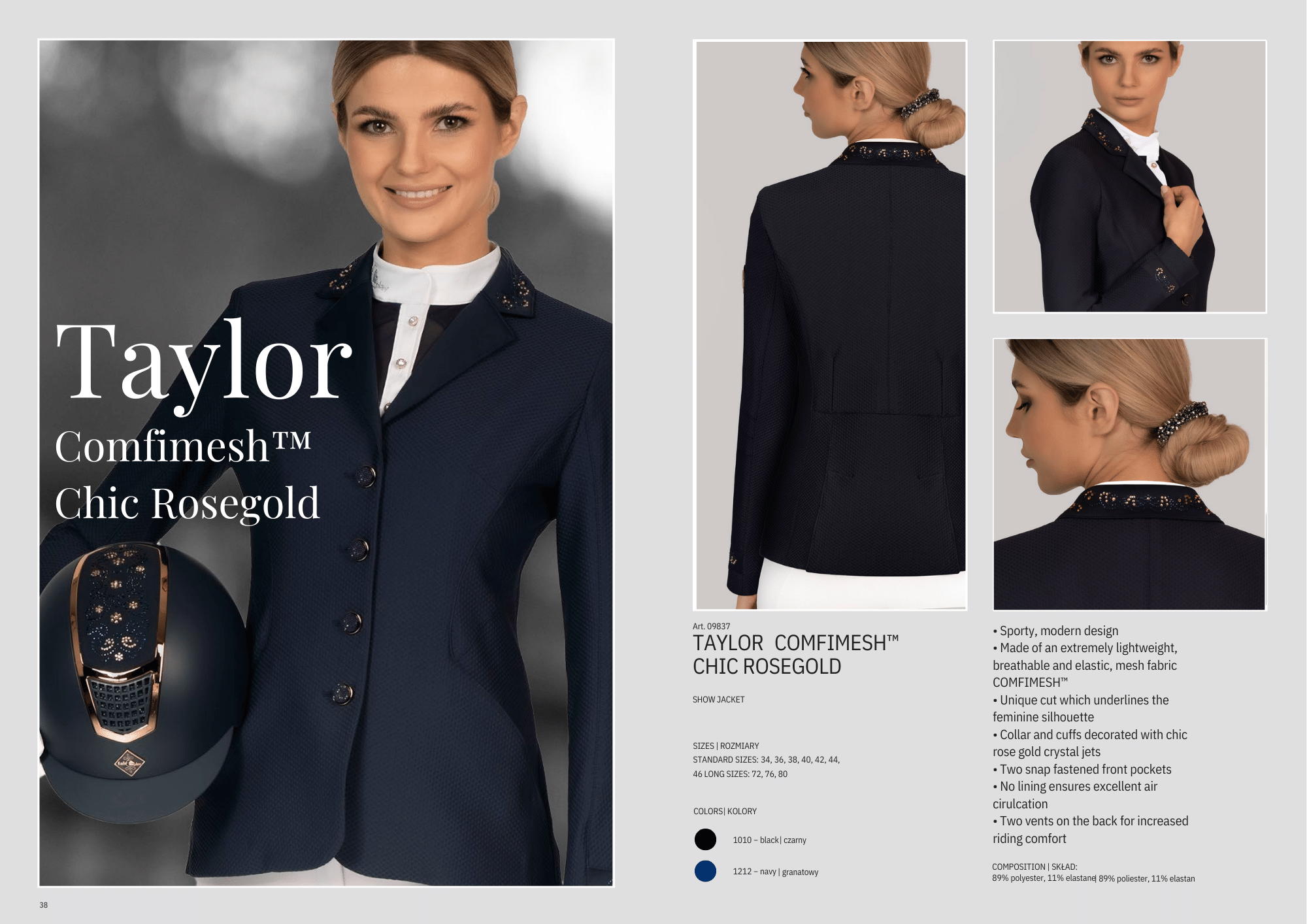 Taylor comfimesh Chic Rosegold