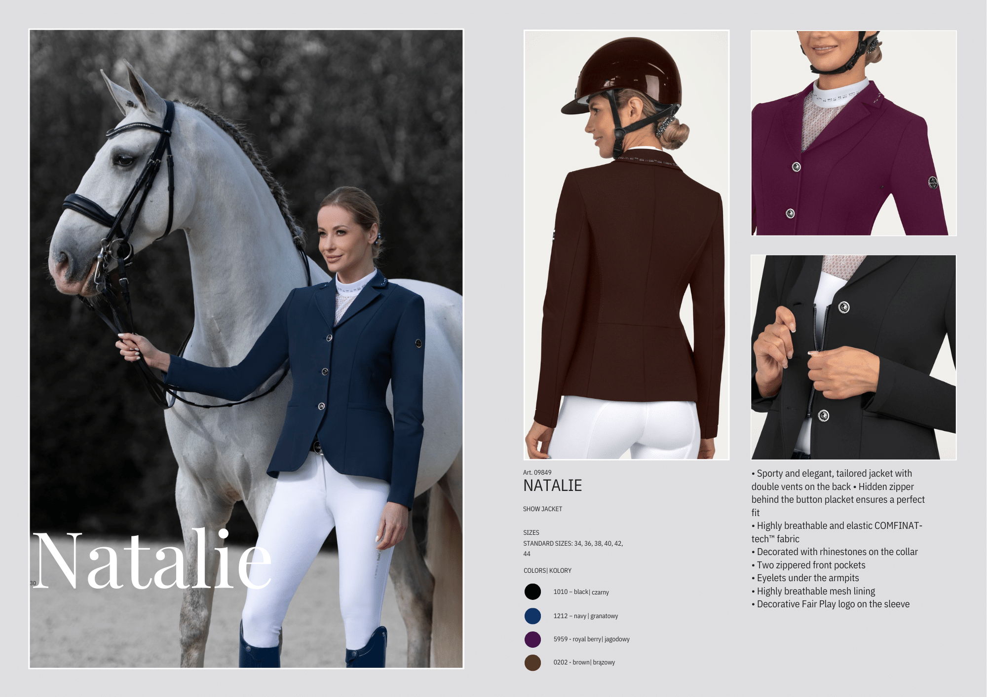 Fair Play Natalie Show Jackets