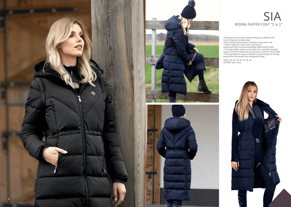 Fair Play Sia Riding Puffa Coat